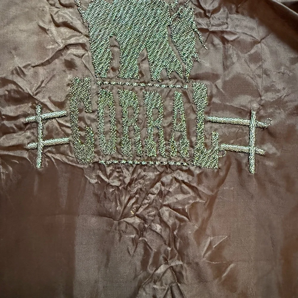 Corral stingray and lamb skin Leather Jacket rare masterpiece - Picture 12 of 16